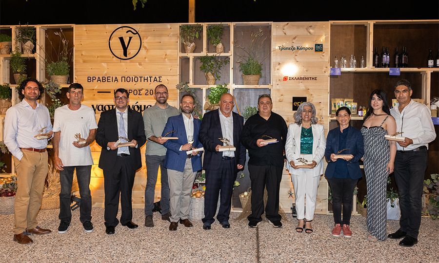 Ten Cypriot Agri-Food Producers Honored at the 10th “Gastronomos” Quality Awards